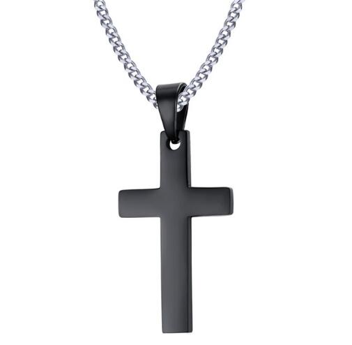 VNOX Classic Mens Cross Pendant Necklace 24