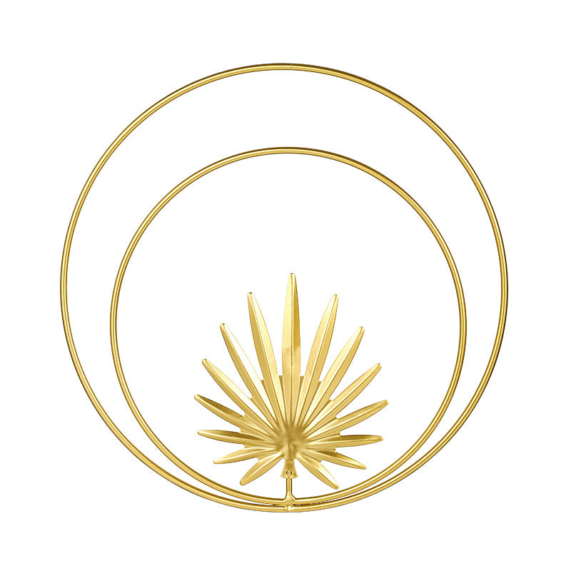 Nordic Style Luxury Metal Wall Hanging Decor for Living Room, Bedroom, Sofa Background Wall, Creative Metal Wall Art