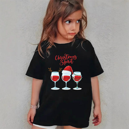 Combed Cotton New Christmas Tshirt Children