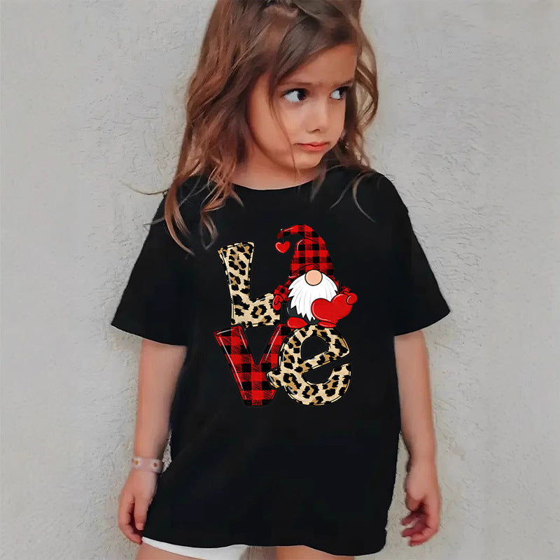 Combed Cotton New Christmas Tshirt Children
