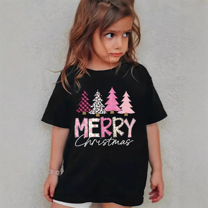 Combed Cotton New Christmas Tshirt Children