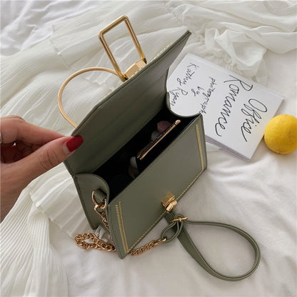 New Fashion Metal Handle Handbags Women Crossbody Bags High Qualty Clutch Female Purses Ladies Shoulder Messenger Bag