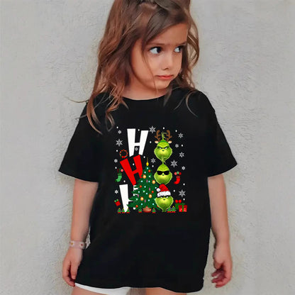 Combed Cotton New Christmas Tshirt Children