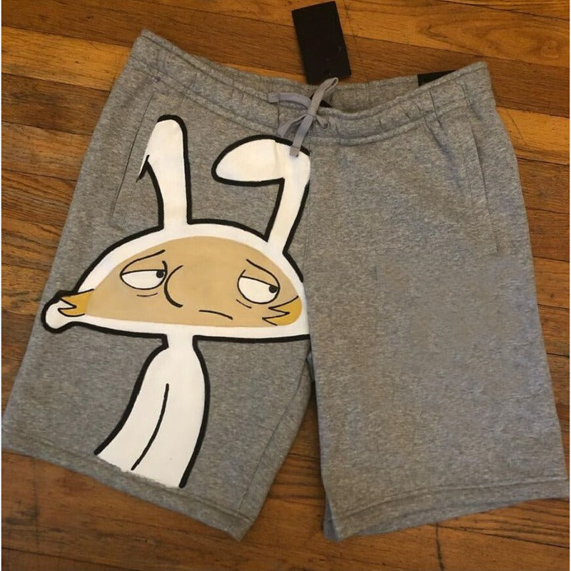 New American Fashion Brand Co branded Shorts for Mens Summer Leisure Sports Pure Cotton Large Quarter Beach Pants