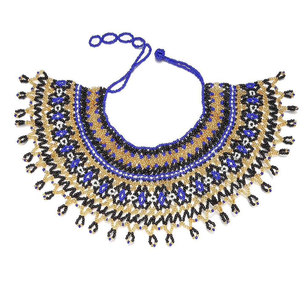 Beaded Clothing Necklace Assembly Beaded Clothing