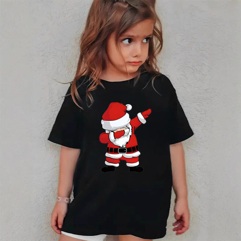 Combed Cotton New Christmas Tshirt Children