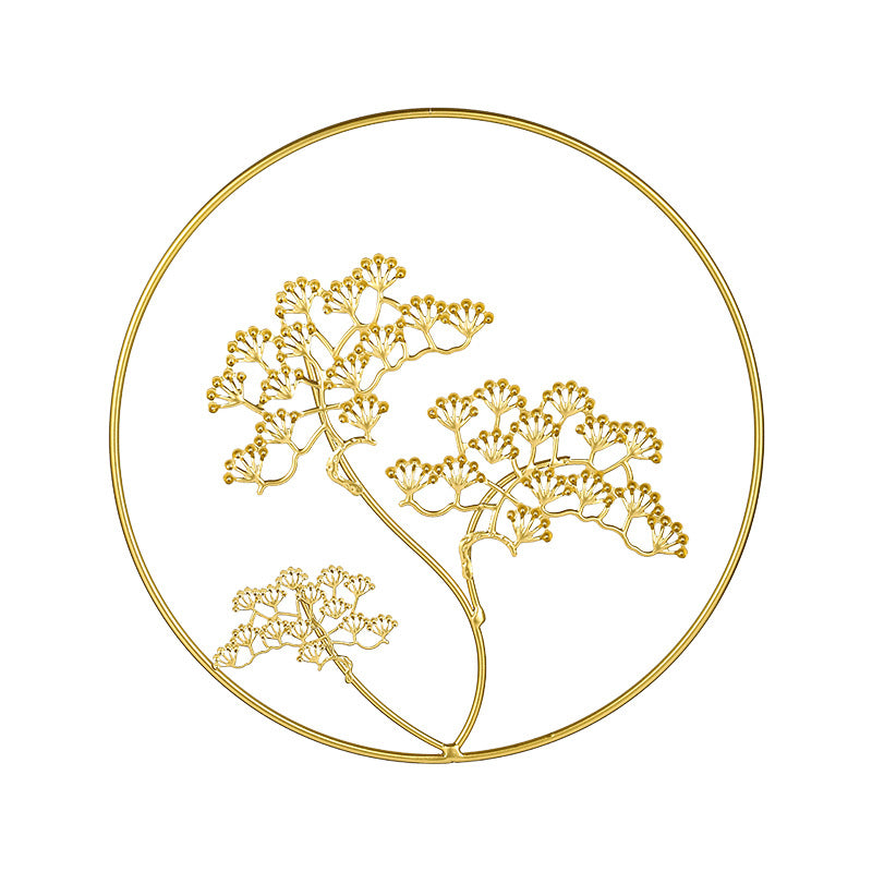 Nordic Style Luxury Metal Wall Hanging Decor for Living Room, Bedroom, Sofa Background Wall, Creative Metal Wall Art