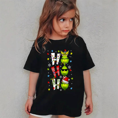 Combed Cotton New Christmas Tshirt Children