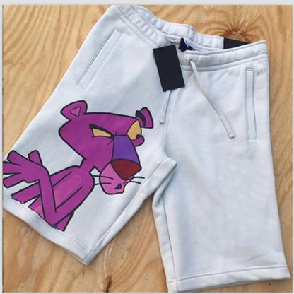 New American Fashion Brand Co branded Shorts for Mens Summer Leisure Sports Pure Cotton Large Quarter Beach Pants