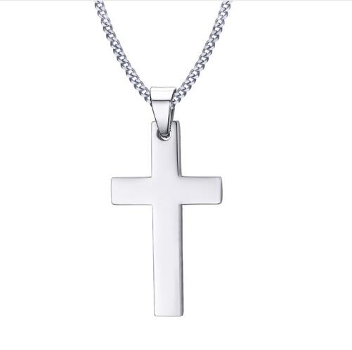 VNOX Classic Mens Cross Pendant Necklace 24