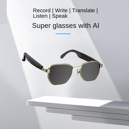 Bluetooth Smart AI Sunglasses Multi functional Real time Translation Headphones Call Listening to Music