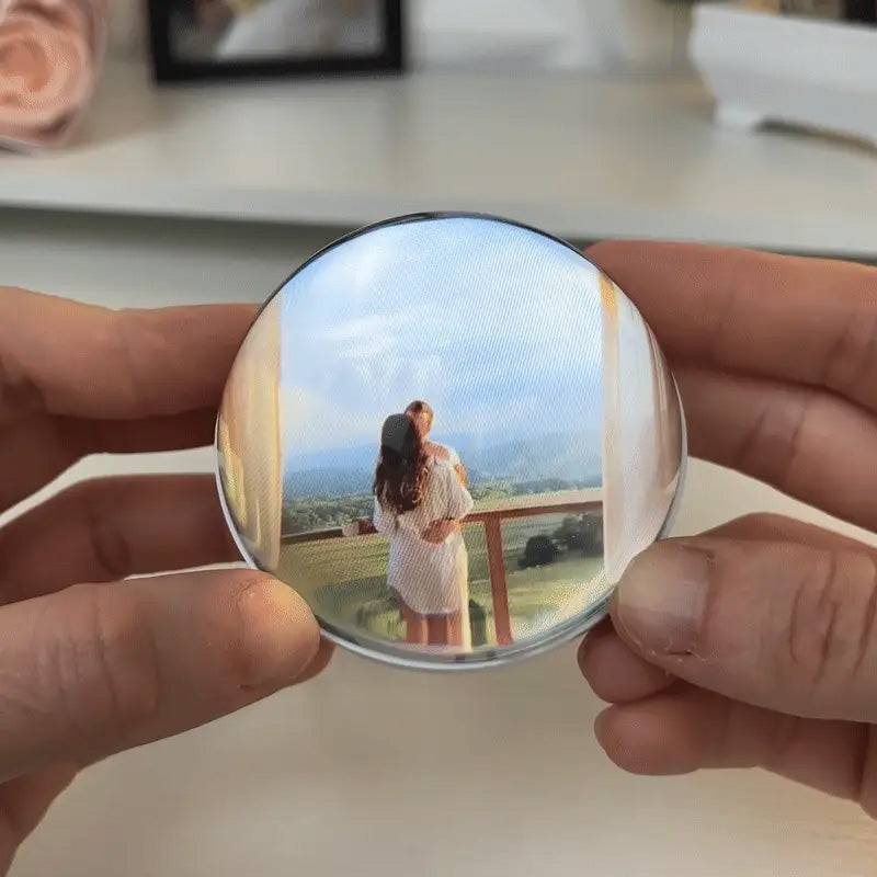 Wedding/Anniversary Video Crystal Ball – 2.7" Spherical Pixel Display, 4GB Player, Memory Art Lamp