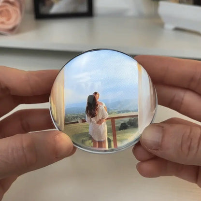 Wedding/Anniversary Video Crystal Ball – 2.7" Spherical Pixel Display, 4GB Player, Memory Art Lamp