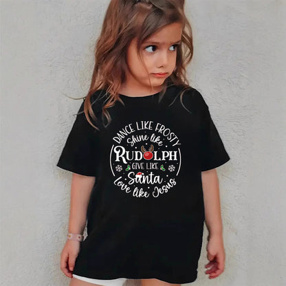 Combed Cotton New Christmas Tshirt Children