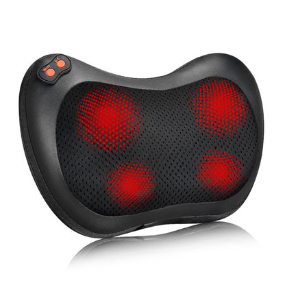 Electric Cervical Massage Pillow for Home and Car, Multi-Functional Shiatsu Massager for Back, Waist, Neck and Shoulder