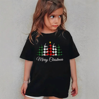 Combed Cotton New Christmas Tshirt Children