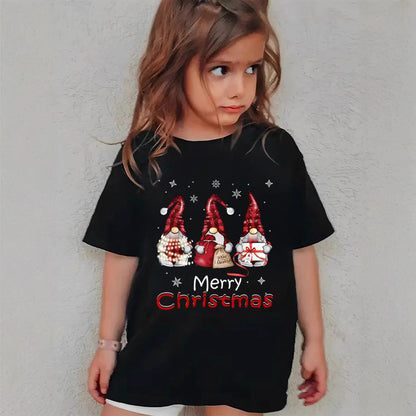 Combed Cotton New Christmas Tshirt Children