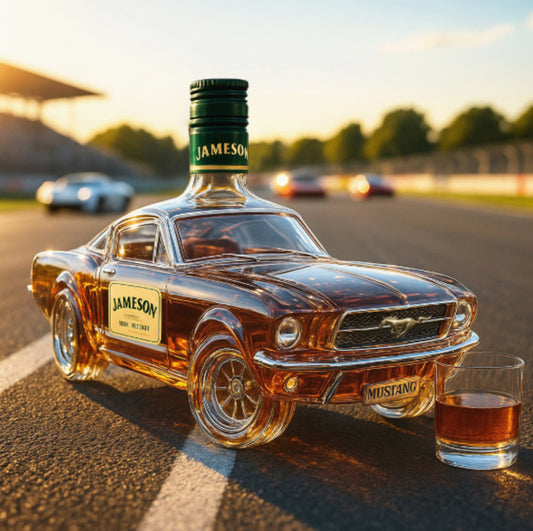 Police Car Shaped Whisky Bottle - Creative Decorative Bottle for Bar/Home Gift