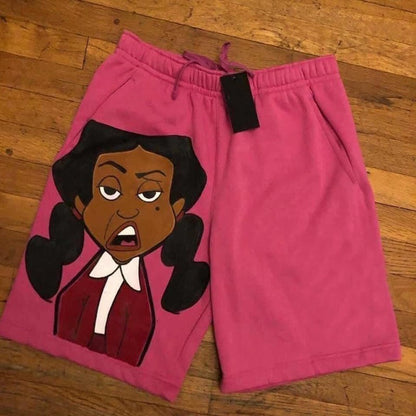 New American Fashion Brand Co branded Shorts for Mens Summer Leisure Sports Pure Cotton Large Quarter Beach Pants