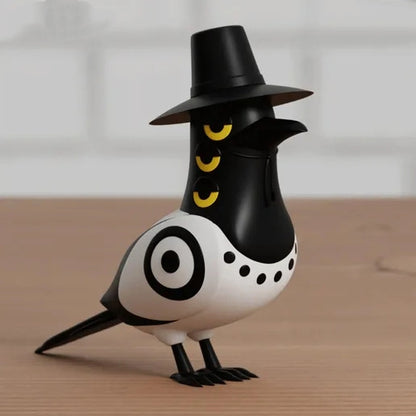 Kpop demon hunters witch hunting group tiger magpie ornament crow doll