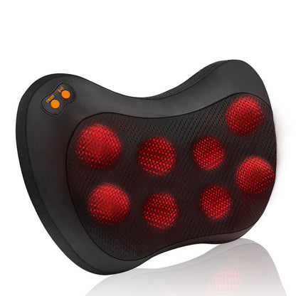 Electric Cervical Massage Pillow for Home and Car, Multi-Functional Shiatsu Massager for Back, Waist, Neck and Shoulder
