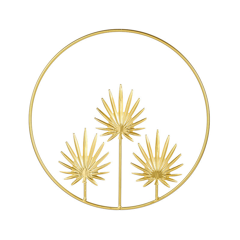 Nordic Style Luxury Metal Wall Hanging Decor for Living Room, Bedroom, Sofa Background Wall, Creative Metal Wall Art