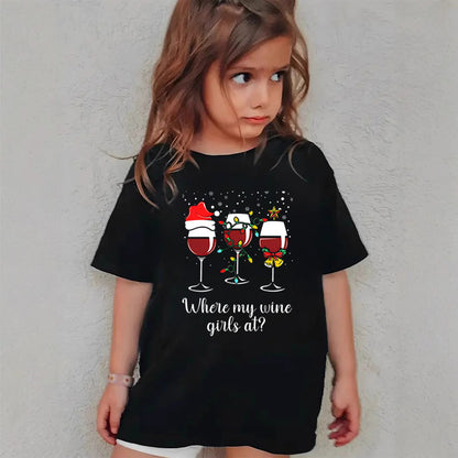 Combed Cotton New Christmas Tshirt Children