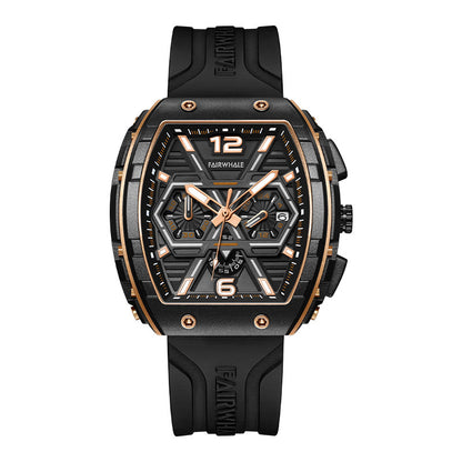 Mens multifunctional casual quartz wristwatch