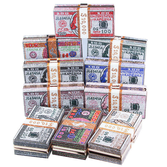 Fashion Crystal Women Luxury Rhinestone Wedding Clutch Bag